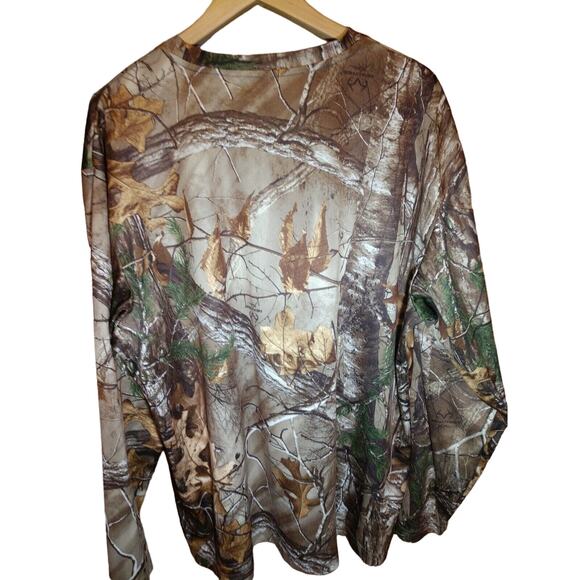 REALTREE Extra Camo Hunting Shirt NO SIZE TAG measurements included Men's Shirt - Picture 2 of 12